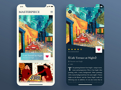 Masterpiece App app art design gradient ios paint ui