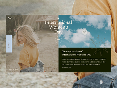 IWD 2020 ✶ Commemoration of International Women's Day Pt.2 eddesignme elsalvador homepage design iwd2020 typedesign user experience design user interface design women empowerment womens day
