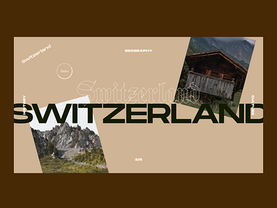 Switzerland ✶ Country Guide Page & User Interaction Design
