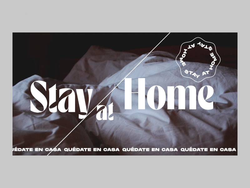 ✶ Stay Home ✶ eddesignme font design slides design stayhome typeface design user experience user interaction user interface design