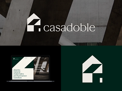 A preview of our work for ➺ casadoble brand identity brand strategy casadoble eddesignme interaction design interface design logo design monogram design user experience