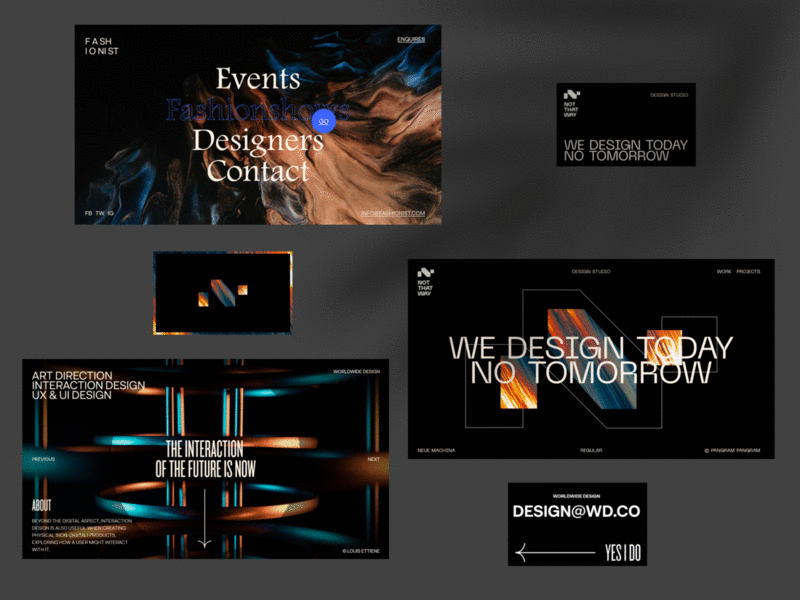 Delightful Layout ✶ Concepts Variarions for Companies brand communication brand identity deligh design eddesignme interaction design layouts designs user interface design web design web design company