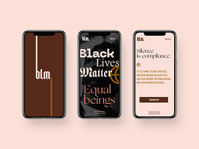 blm ➺ Mobile Interaction art director black lives matter digital deisgn eddesignme el salvador mobile interaction product design tribute user experience user interface