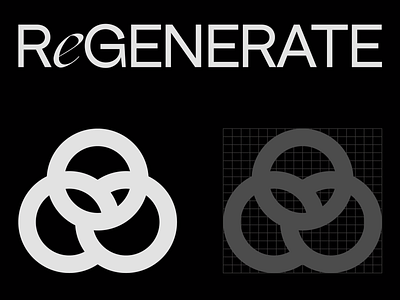 ✶ RGNRT✶ brand identity eddesignme logotype monogram regenerate