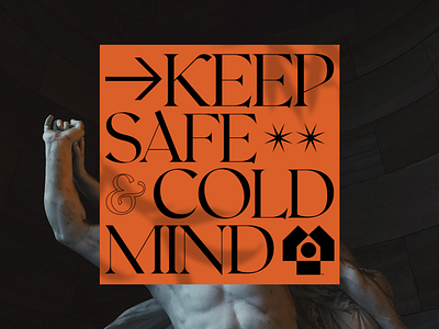 KEEP SAFE ⤷ COLD MIND abstract logo cold mind concept art cover design eddesignme el salvador font awesome keep safe logodesign modernism monogram symbol typeface