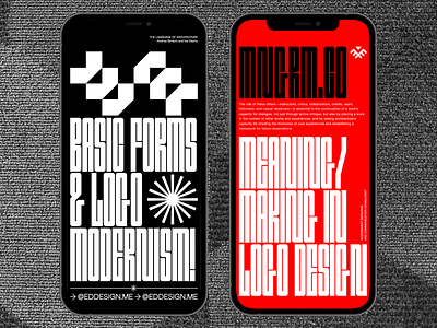 Forms and Types digital concept eddesignme el salvador interaction logotype mobile design modernism monogram