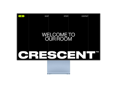 CRESCENT™ brand design eddesignme el salvador homepage product design user interface web layout