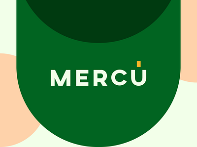 MERCÚ app design branding ecommerce eddesignme el salvador identity lettermark logotype marketplace mercu store symbol