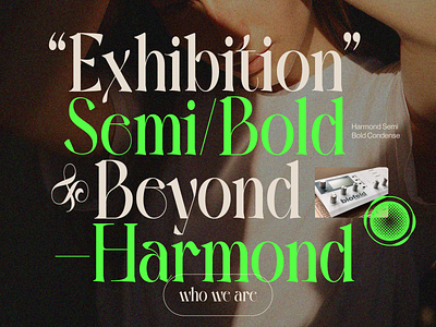 Harmond® — SHOWCASE (font)