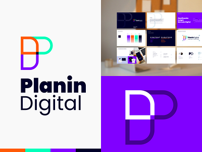 P® — PlaninDigital *Brand Identity branding concept curators eddesignme el salvador identity innovation logo marketing planindigital