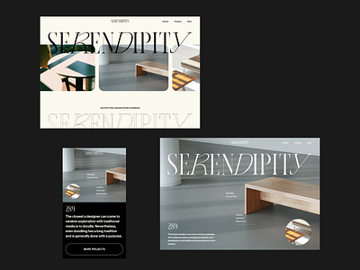 ⬤ Serendipity — Site 158 architecture art direction case study eddesignme el salvador interaction microsite onpepage serendipity userexperience web design