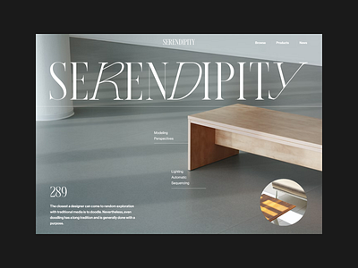 ⬤ Serendipity — Site 158 art direction case study concept eddesignme el salvador interaction design microsite serendipity userexperience web design