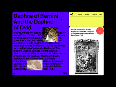 ⬤ Daphne— Site 160 concept daily digital eddesignme el salvador interaction microsite product design web design