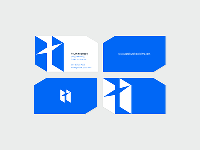 PAR — Business Cards builders business cards church concept design logo making management par stationery ux
