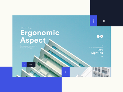 Ergonomic — Daily Experiment architecural brand experience making relax testing ui user ux wireframing