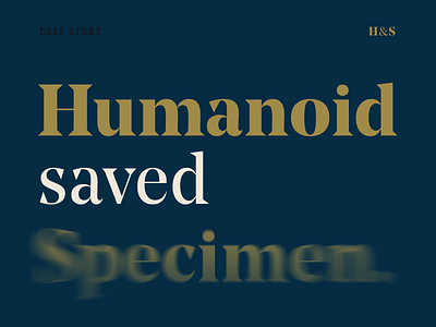 H&S— Case Study on progress brand personal. case study humanoid saved specimen identity