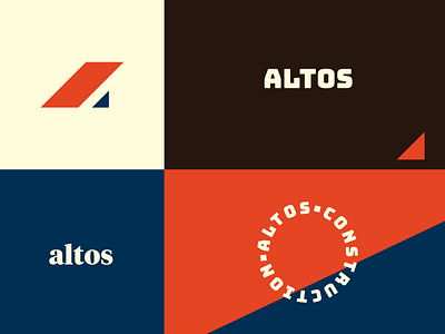 ALTOS Identity — Case Study brand construction design identity inspiration rustic concept user experience