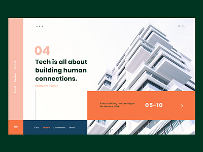 Build about — Homepage building case study daily homepage interaction userexperience