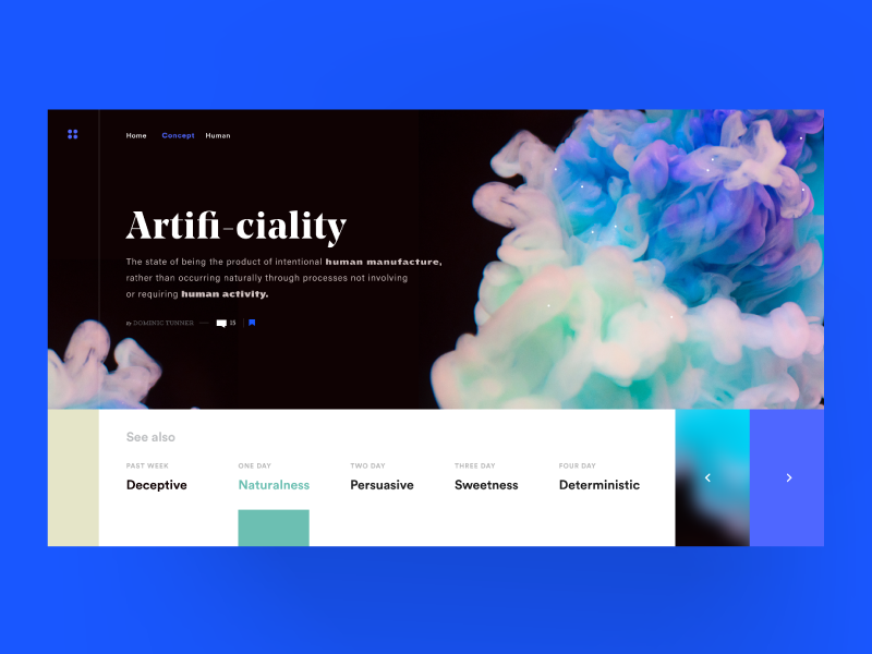 Artificiality — Chemical Exploration by EDUARDO ⬤ CARBALLO → UX/UI on ...