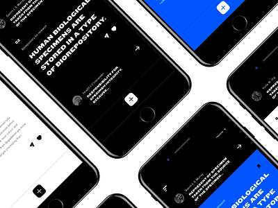 Specimen Anatomy — Device Black & White artdirection blackandwhite concept device interface ui userexperience