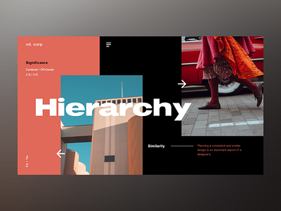 ▴ Contrast & Hierarchy▴ artdirection building case study concept daily design homepage identity interaction typography ui userexperience ux