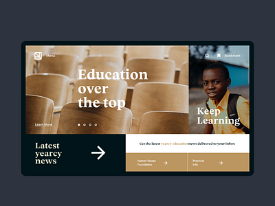▴ yearcy | Education - One Page Interaction▴