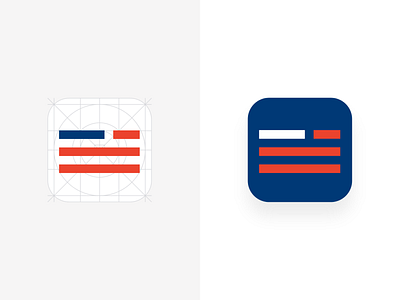 App Icon for Political Brand alternative app icon artdirection brand design branding building concept daily logo userexperience ux vector