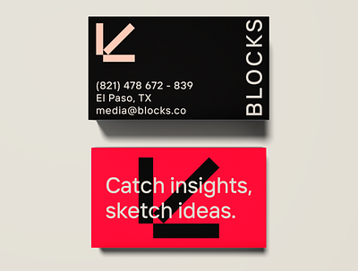 BLOCKS — Biz Cards artdirection building businesscard case study concept daily design interaction typography userexperience ux