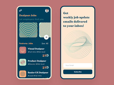 Designer Jobs — Mobile App