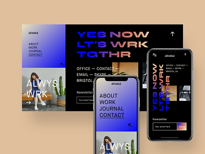 Typeface Adaptive Exploration ✶ Two art direction eddesignme el salvador interaction design interface design layout design responsive design responsive website typeface adaptive exploration user experience user interface design