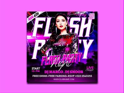night party flyer dj party girls party latin party night club party party flyer