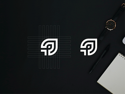 Letter P logo design