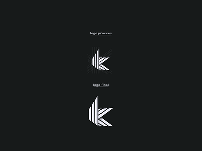 Letter K logo design