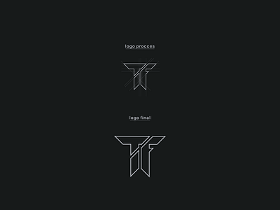 Letter TF logo design