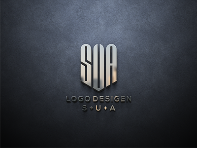 Letter SUA Logo Monogram identity
