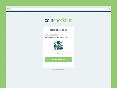 Coincheckout | Webdesign branding checkout landingpage order payment webdesign