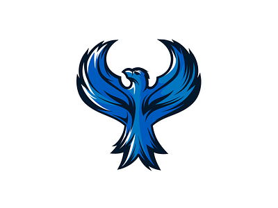 Phoenix Logo debut illustrated logo mascot phoenix sports swords team vintage warrior