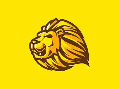 Lion Logo illustrated lion logo mascot sports team vector vintage