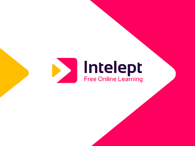 Intelept - Free Online learning concept education fresh illustrator learning logo new startup vector