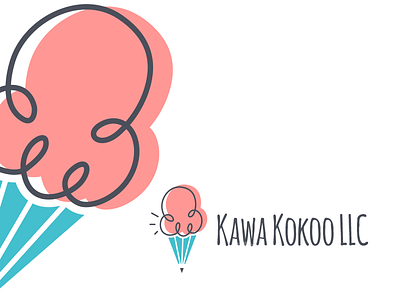 Kawa Kokoo LLC logo business concept fresh illustrator kawa kokoo llc logo new startup vector