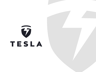 Tesla Logo business concept fresh illustrator logo new startup tesla vector