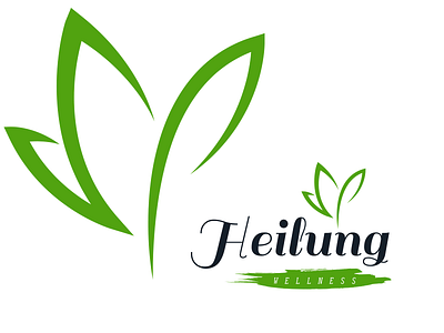 Heilung Wellness Logo business concept fresh health heilung illustrator logo new startup vector wellness