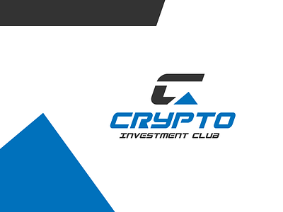 Crypto Investment Club Logo business club concept crypto fresh illustrator logo new startup vector