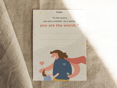 Mother's Day | Greeting Card digital illustration flat greeting card greetingcard illustration modern mothersday superheros supermom superwoman vector