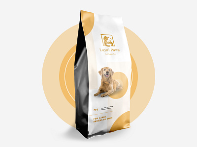 Loyal Paws — Packaging Design animal logo brand branding dog dogs food food packaging food styling graphic design healthy food logo packaging pets pets food petstore product design