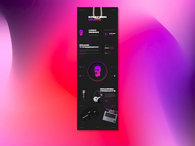 Krayzen Beats — Logo Design & Branding beatmaker brand typography branding branding identity corporate identity dark theme diseño de logotipo identidad corporativa logo design mockup music artist neon logo product design smm design social media poster design sticker design visual identity