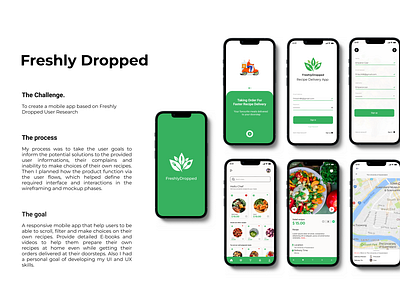Freshly dropped case study app mobileapp ui ux