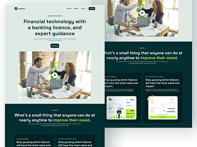 Easy bank website 3d animation app branding design graphic design logo motion graphics typography ui ux website