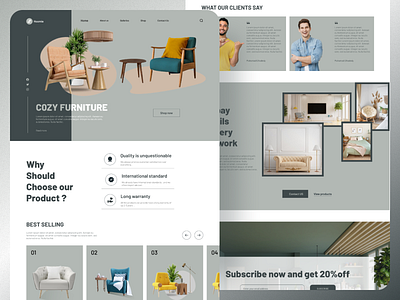 Hoomie Website 3d animation branding chair checkout design e commerce furniture graphic design hoom online shopping shopping sofa typography ui ux website