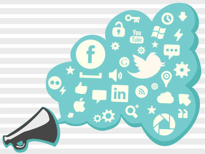 Social Shout eyeflow illustration internet marketing social media